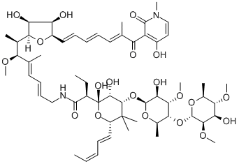 依罗霉素,56592-32-6,结构式