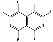 2,7-Naphthyridine, 1,3,4,5,6,8-hexafluoro- Structure