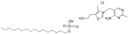 Thiamine cetylsulfate Structure