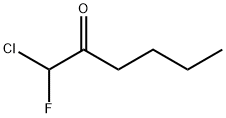 2-Hexanone,  1-chloro-1-fluoro- Structure
