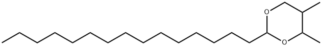 4,5-Dimethyl-2-pentadecyl-1,3-dioxane Struktur