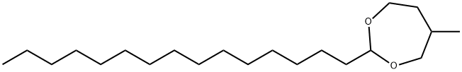 5-Methyl-2-pentadecyl-1,3-dioxepane Structure