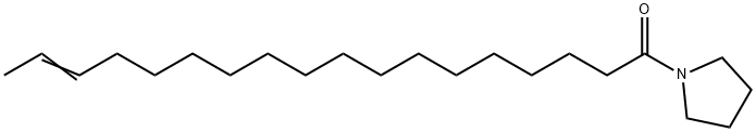 1-(16-Octadecenoyl)pyrrolidine 结构式