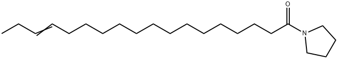 1-(15-Octadecenoyl)pyrrolidine Structure