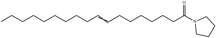 1-(8-Octadecenoyl)pyrrolidine Structure