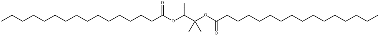Bis(hexadecanoic acid)1,1,2-trimethyl-1,2-ethanediyl ester Structure