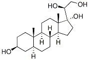 allopregnane-3beta,17alpha,20beta,21-tetrol Struktur