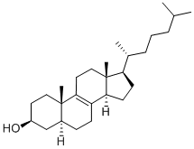 (3S,5S,10S,13R,14R,17R)-10,13-dimethyl-17-[(2R)-6-methylheptan-2-yl]-2,3,4,5,6,7,11,12,14,15,16,17-dodecahydro-1H-cyclopenta[a]phenanthren-3-ol Structure