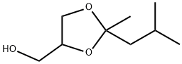 4-Hydroxymethyl-2-isobutyl-2-methyl-1,3-dioxolane 结构式