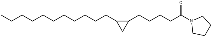 1-[5-(2-Undecylcyclopropyl)pentanoyl]pyrrolidine|