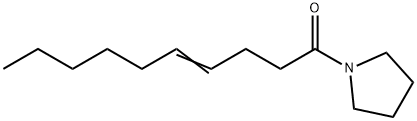 1-(4-Decenoyl)pyrrolidine Struktur