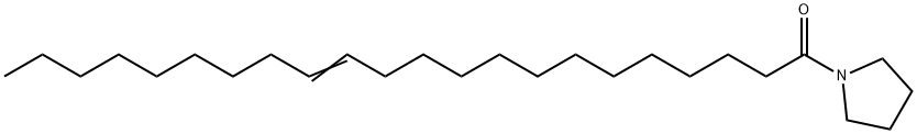 1-(1-Oxo-13-docosenyl)pyrrolidine Structure