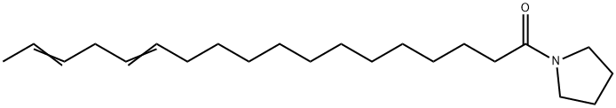 1-(1-Oxo-13,16-octadecadienyl)pyrrolidine Struktur