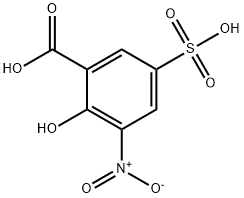 3-nitro-5-sulphosalicylic acid  Struktur
