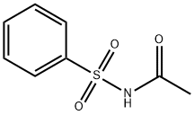 N-(benzenesulfonyl)acetamide 结构式