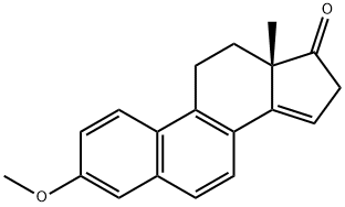 (13S)-3-Methoxy-13-methyl-11,12,13,16-tetrahydro-17H-cyclopenta[a]phenanthren-17-one Struktur