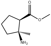 Cyclopentanecarboxylic acid, 2-amino-2-methyl-, methyl ester, (1R,2S)- (9CI)|