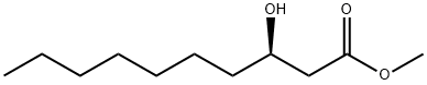 3-ヒドロキシカプリン酸メチル 化学構造式
