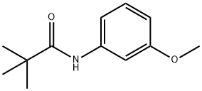 N-(3-METHOXYPHENYL)-2,2-DIMETHYLPROPANAMIDE Struktur
