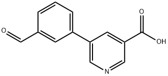 3-(4-Methoxycarbonylpyridin-3-yl)benzaldehyde|