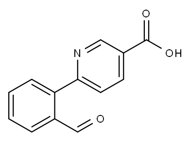 6-(2-Formylphenyl)-nicotinic acid Structure