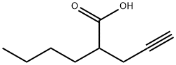 2-prop-2-ynylhexanoic acid Structure