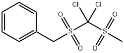 [[[Dichloro(methylsulfonyl)methyl]sulfonyl]methyl]benzene Struktur
