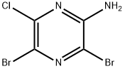 3,5-二溴-6-溴-2-氨基吡嗪 结构式