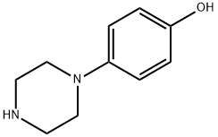 1-(4-ヒドロキシフェニル)ピペラジン 化学構造式