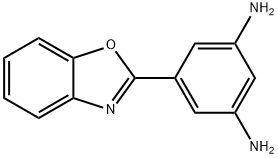 5-(2-ベンゾオキサゾリル)ベンゼン-1,3-ジアミン 化学構造式