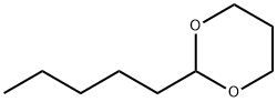 2-ペンチル-1,3-ジオキサン 化学構造式