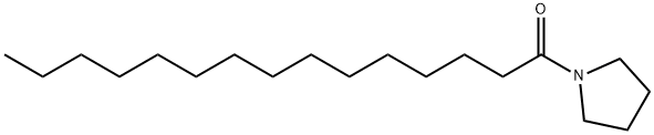 1-(Pentadecanoyl)pyrrolidine Struktur