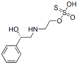 S-(2-[(2-Hydroxy-2-phenylethyl)amino]ethyl) hydrogen thiosulfate Structure