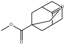 4-Oxoadamantane-1-carboxylic acid methyl ester Struktur