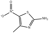 2-AMINO-5-NITRO-4-METHYL-1,3-THIAZOLE 化学構造式