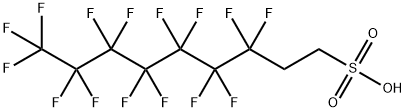 3,3,4,4,5,5,6,6,7,7,8,8,9,9,9-Pentadecafluoro-1-nonanesulfonic acid Struktur