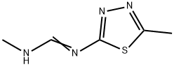 Methanimidamide,  N-methyl-N-(5-methyl-1,3,4-thiadiazol-2-yl)- Structure