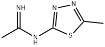 Ethanimidamide,  N-(5-methyl-1,3,4-thiadiazol-2-yl)- Structure