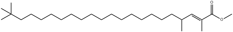 Methyl (2E)-2,4,21,21-tetramethyl-2-docosenoate Structure