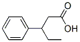 3-PHENYLPENTANOIC ACID Struktur