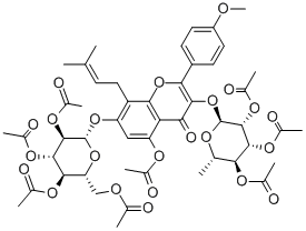 イカリイン 化学構造式