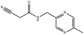 Acetamide, 2-cyano-N-[(5-methylpyrazinyl)methyl]- (9CI) Structure