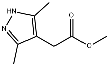 METHYL (3,5-DIMETHYL-1H-PYRAZOL-4-YL)ACETATE 结构式