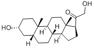 TETRAHYDRODEOXYCORTICOSTERONE, 567-03-3, 结构式