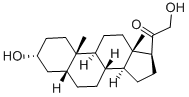 TETRAHYDRODEOXYCORTICOSTERONE 结构式