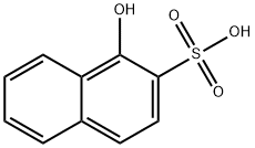 1-hydroxynaphthalene-2-sulphonic acid Structure