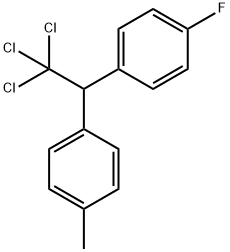 Benzene, 1-fluoro-4-[2,2,2-trichloro-1-(4-Methylphenyl)ethyl]-,567-55-5,结构式