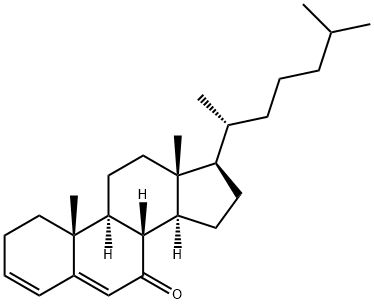 3,5-コレスタジエン-7-オン 化学構造式