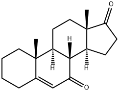 androst-5-ene-7,17-dione Structure