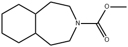 Decahydro-3H-3-benzazepine-3-carboxylic acid methyl ester Structure